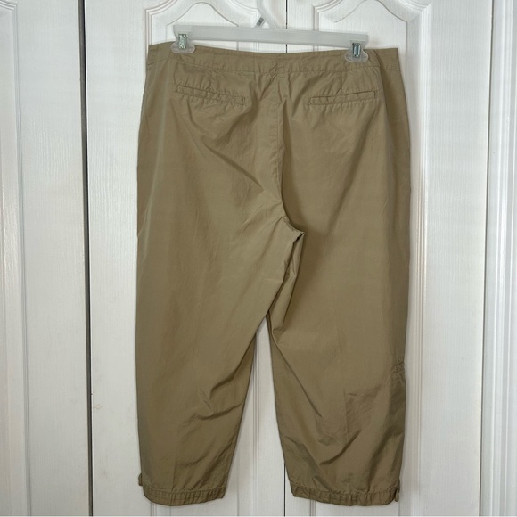 J jill women’s khaki Capri cargo style pants size 16 - Picture 6 of 9